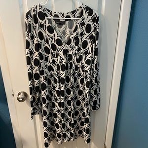 Black and white dress